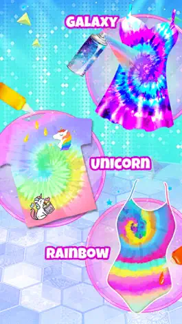 Game screenshot Unicorn Rainbow Galaxy Tie Dye apk