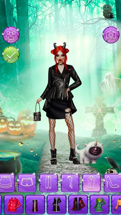 Monster Girl Dress Up Fashion screenshot-5