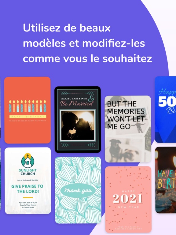 Screenshot #6 pour Greeting & Birthday Card Maker