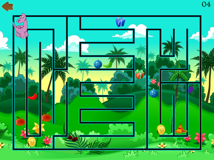 Dino Maze Dinosaur kids games