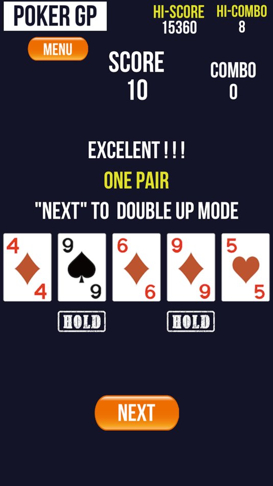 #2. Poker GP -Double Up Fever-ポーカー (iOS) Podle: nishimura tomoaki