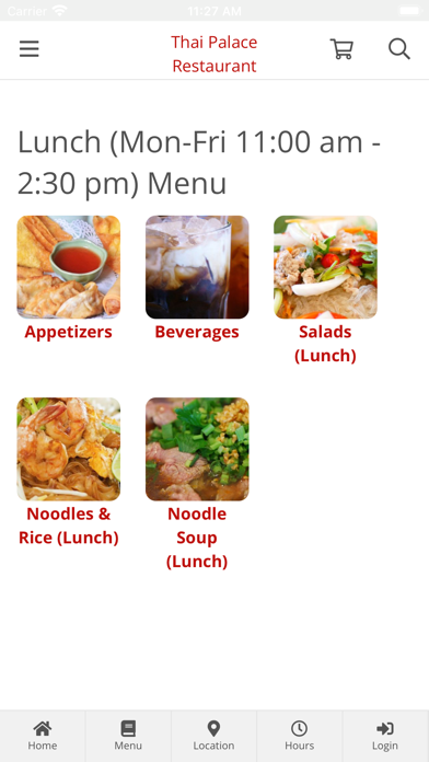 Thai Palace Restaurant Screenshot