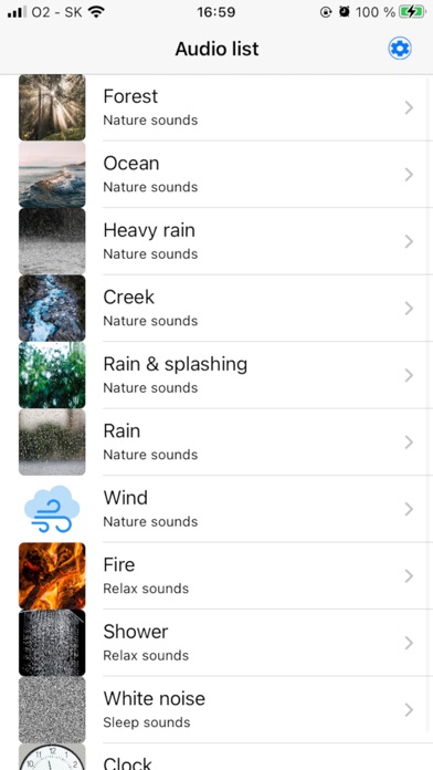 Relax white noise sleep sounds Screenshot