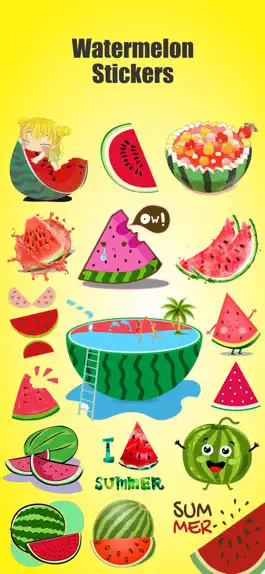 Game screenshot Watermelon Stickers! mod apk
