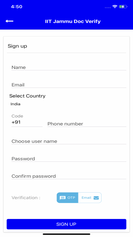 #6. IIT Jammu Doc Verify (iOS) Podle: SECURITY SOFTWARE & SOLUTIONS LLP