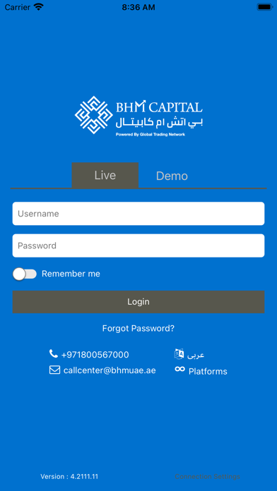 BHM Capital UAE Screenshot