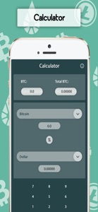 Bitcoin exchange rate - Calc screenshot #1 for iPhone
