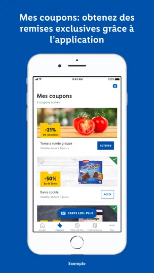 Capture d'écran de Lidl Plus sur iPhone 3