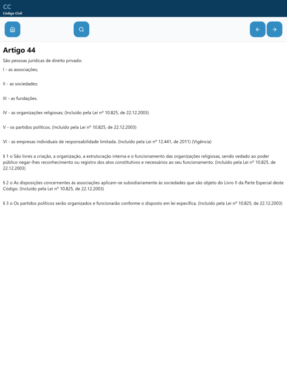 Screenshot #6 pour Código Civil - SLEX