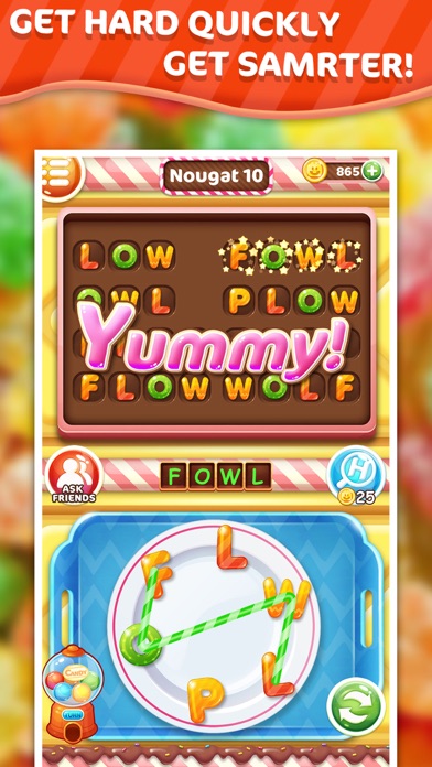 Word Candy Sweetest Word Game Screenshot
