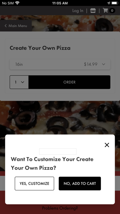 Emilio's Pizza Screenshot