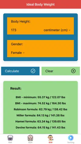 Game screenshot Body Calculator Pro hack