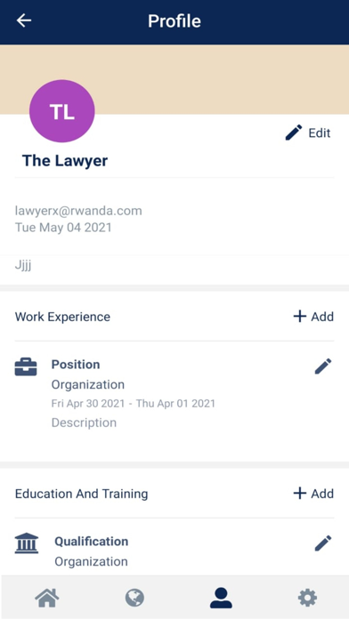 JusticeHub Lawyers Screenshot