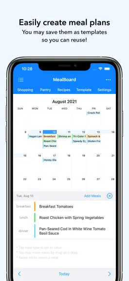 Game screenshot MealBoard - Meal Planner mod apk