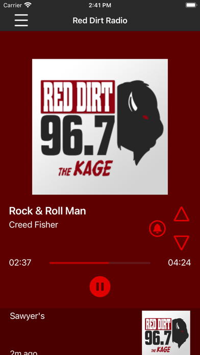 Red Dirt Radio 96.7 The KAGE Screenshot