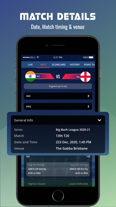 Eagle Cricket Live Line Screenshot