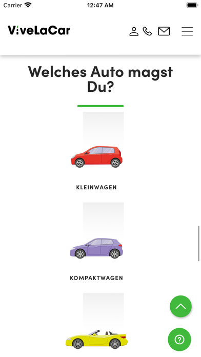 ViveLaCar Auto-Abo Screenshot