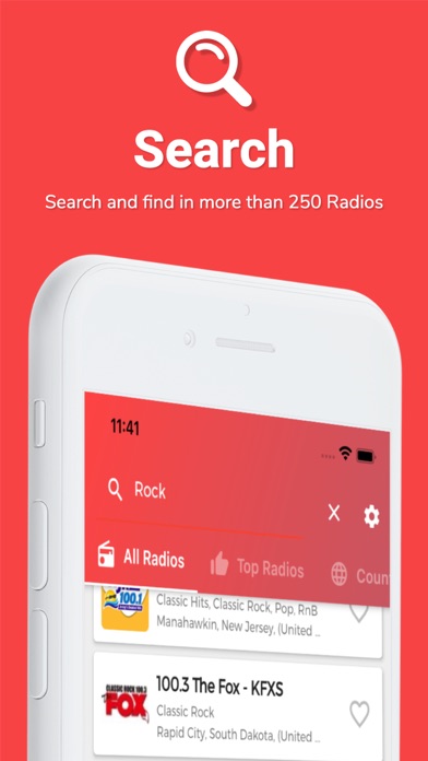 Rock Music - Rock Radio Screenshot