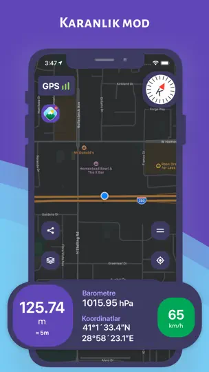 Rakım Ölçer Pro: Barometre,GPS iPhone Ekran Görüntüsü 8