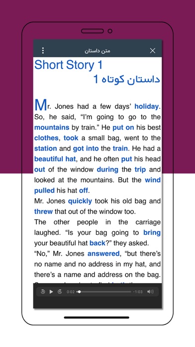 آموزش زبان انگلیسی Story Screenshot