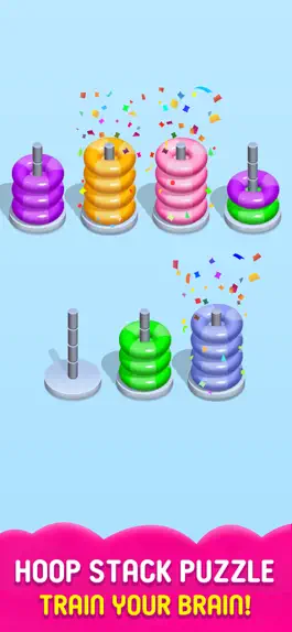 Game screenshot Color Hoop Stack - Sort ring apk