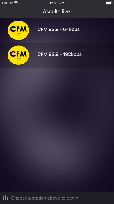 Radio CFM Romania Screenshot