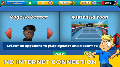 Virtual Toon Tennis 2021 Screenshot