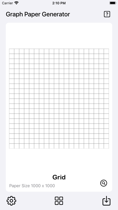 Graph Paper Gen Screenshot