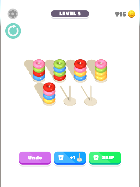 Hoop Puzzle - Sort them all