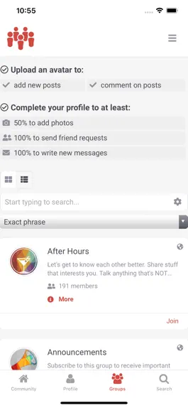 Game screenshot PeepSo Community apk