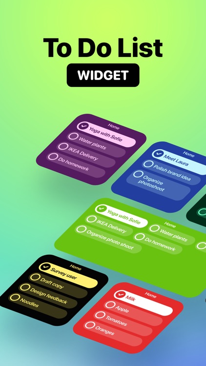 To Do List Widget