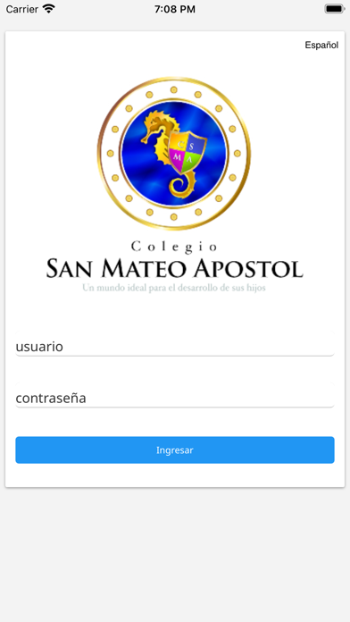 Colegio San Mateo Apostol Screenshot