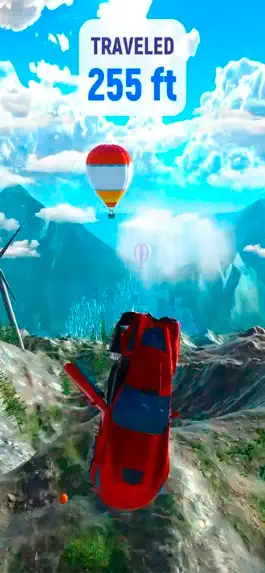 The game Crash Delivery: car jumping Game screenshot Crash Delivery: car jumping apk