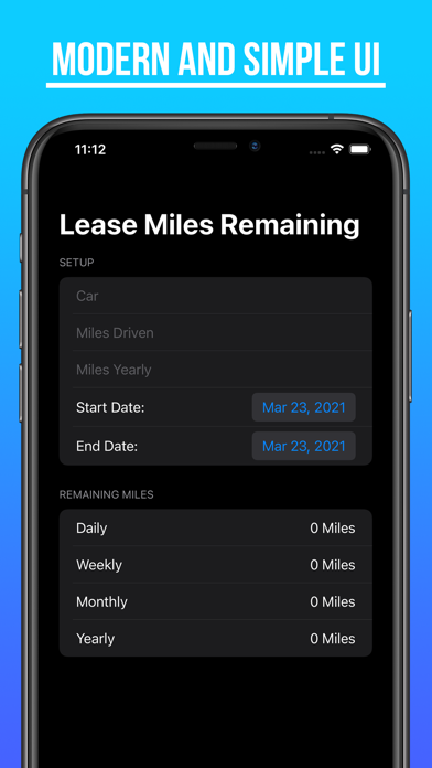Lease Tracker Screenshot
