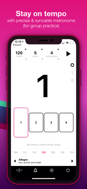 ‎Tunable – Tuner & Metronome Screenshot