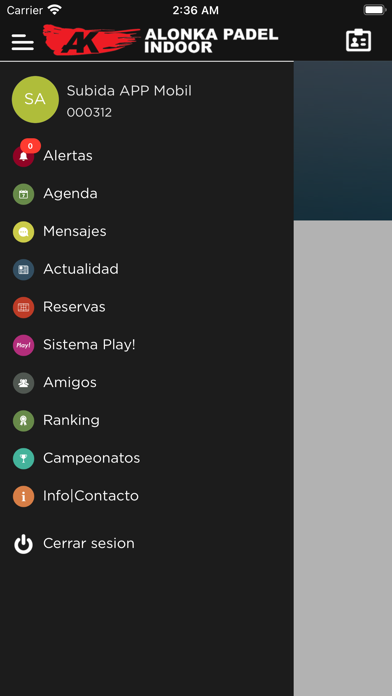 Alonka Padel Indoor Screenshot