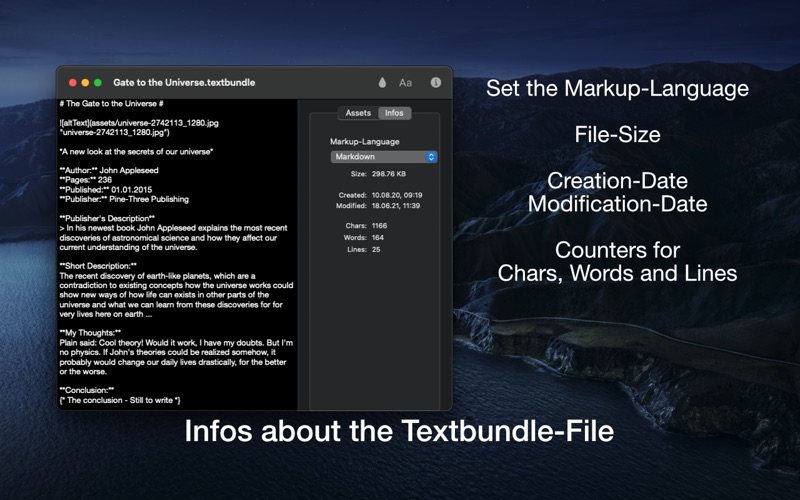 Screenshot #2 pour Textbundle Editor