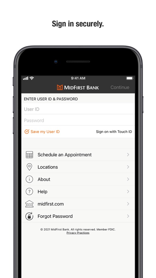 #7. MidFirst Bank Mobile (iOS) 由: MidFirst Bank