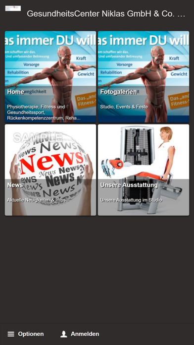 GesundheitsCenter Niklas 24 Screenshot