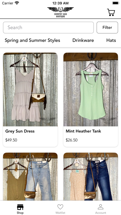 Country Sass Boutique Screenshot