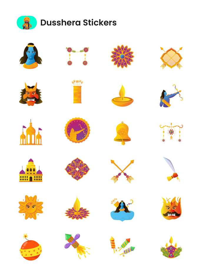 Dussehra Stickers