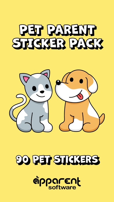 Screenshot #1 pour Pet Parent Stickers
