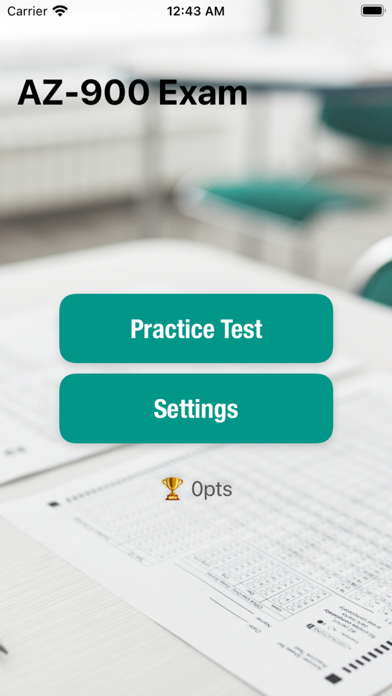 AZ-900 Practice Exam Screenshot