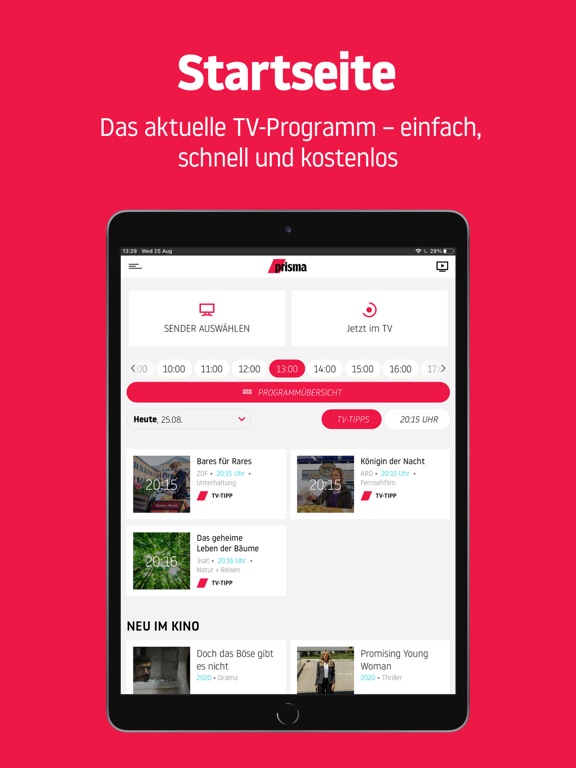 Screenshot #4 pour prisma – deine TV-Programm-App