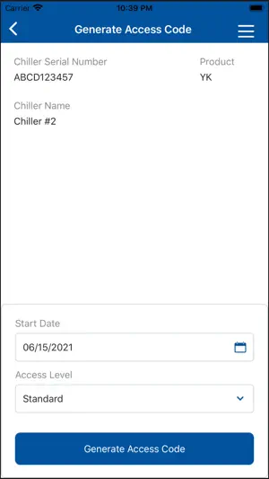 YORK Chiller Access Manager screenshot 4