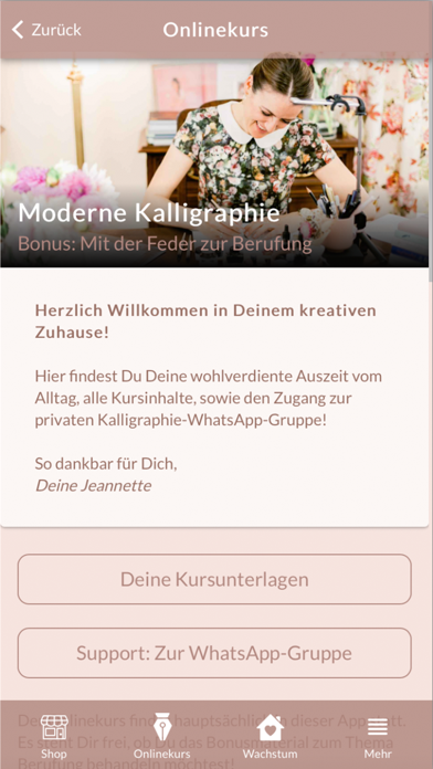 Zuhause aufblühen Screenshot