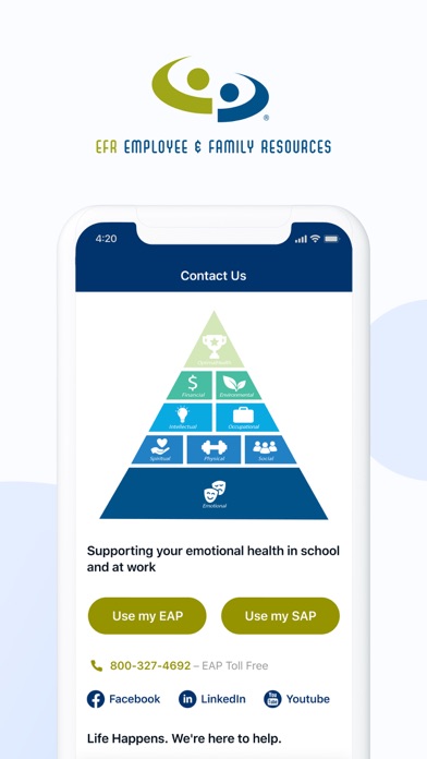 Employee & Family Resources Screenshot