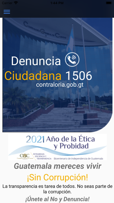 Denuncia Ciudadana CGC Screenshot