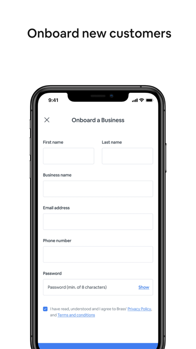 Brass Sales Agent Screenshot