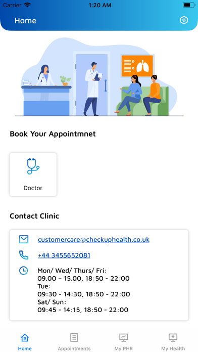 CheckUp Health At Home Screenshot